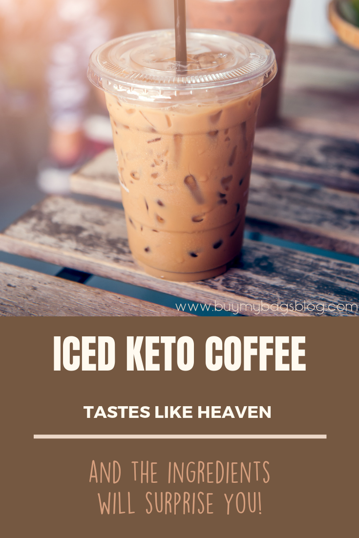 iced keto coffee smoothie